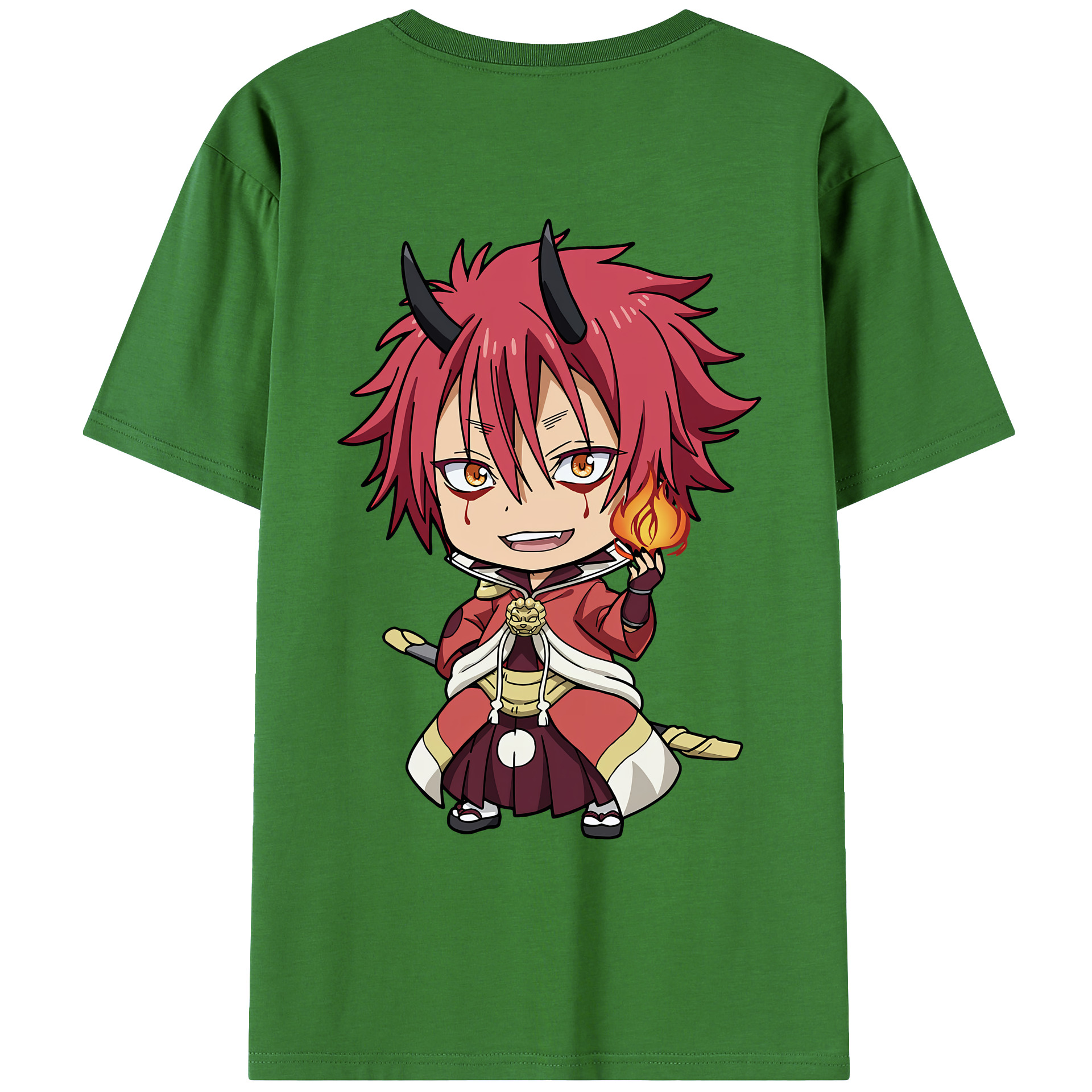（画像用） 転スラ Regarding Reincarnated to Slime レディース半袖Tシャツ(バックプリント)